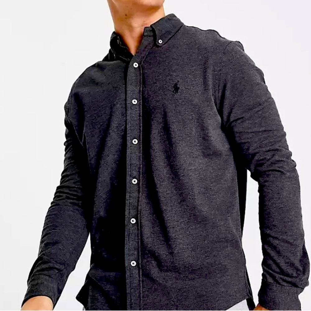 Men’s Polo by Ralph Lauren Knit Dress Shirt